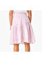 Schiffli Detail A-Line Skirt with Elasticated Waistband - 3