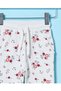 Infant Girls White Floral Print Active Pants - 2