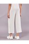 Senior Girls Grey Melange Scuba Wide Leg Pants - 3
