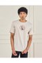 Men Ivory Printed T-Shirt
