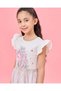 Girls Pink Printed Unicorn Dress - 4