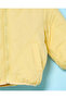 Infant Girls Yellow Hooded Quilt Jacket - 3
