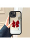 iPhone 13 Compatible Bowknot Mirror Case Silicone Full Protection - 3