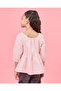 Girls Pink Bow Embellished Blouse - 3