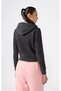 Icons Wash Full Zip Hoodie Sweatshirt Siyah Kadın Sweatshirt - 118206-KK001 - 2