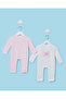 Baby Pink Printed Romper Suit (2 Piece)