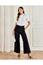 Women White Polo With Contrast Stripe Detail - 2