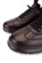 Men's Genuine Leather Brown Casual Shoes - 3