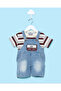 Infant Boys Blue Striped Casual Set (2 Piece) - 2