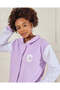 Senior Girls Purple Fur Jacket - 4