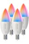 Smart Light Bulb E14, RGBWW LED Lamp, Works with Matter, Alexa, Google Assistant, Smart Bulb E