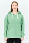 Women Sportswear Fit Long Sleeve Outdoor Hoodie, Sage Green
