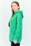 Women Sportswear Fit Long Sleeve Outdoor Hoodies, Green - 2