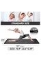 Non-Slip Yoga Mat 10mm with Strap, Home Workouts - Black - 3