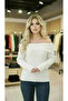 Madonna Collar Ribbed Knitwear Sweater - 2