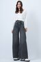 Gray High Waist 5-Pocket Baggy Jean Vs01450