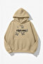 Unisex Soft Textured Future Butterfly Printed Design Oversized 3 Thread Hoodie Sweatshirt