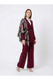 Bordo Blazer Ceket