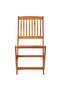 7 Piece Garden Dining Set Solid Wood Acacia - 5