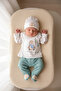 Happy Penguin Baby Boy Hospital Release 100% Cotton Newborn Set 0-3 Months - 2
