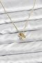 Brass Gold Color Minimal Charm Women's Necklace