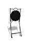 Folding Bistro Chairs 2 pcs Ceramic Black and White - 6