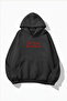 Unisex Soft Textured Hot Girl Read Books Printed Design Oversized 3 Thread Hoodie Sweatshirt