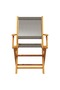 Garden Chairs 2 pcs Grey Solid Wood Acacia and Polypropylene - 4