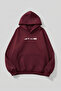 Unisex Soft Textured Phone's Icons Printed Design Oversize 3 Thread Hoodie Sweatshirt