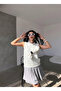 Women's Bow Detailed Soft Textured Knitwear Sweater - 4