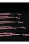 Pink Colored Plastic Stone 99 Beads Prayer Rosary Five-Piece Bulk Pack Pink 99 Beads Rosary 5 Pieces - 7
