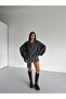 Soft V-Neck Women's Knit Sweater with Shawl Detail - 3