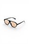 Sepia Air Unisex Black Frame Pilot Sunglasses with Nude Lenses |   Uv400 Protection - 6