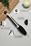 Silicone Tip Lockable Kitchen Tongs – Heat Resistant, Stainless Steel Handle - Frying Tongs - 4