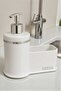 Liquid Soap Dispenser with Sponge Holder for Kitchen or Bathroom - Domestic Production
