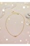 Gold Color Stone Chain Women's Necklace - 2