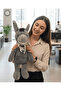 Large Size Donkey Plush Figure Cute Donkey 53 cm Lover Gift