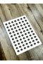 4 cm Round Sticker with the Text'Use on Beautiful Days' 70 Pieces Black Background Design - 5