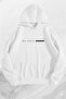 سويت شيرت بقلنسوة باللون الأبيض للجنسين من Balance مطبوع - 3