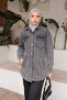 Smoked Pocket Laser Cut Denim Jacket - 2