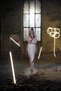 Rochie Eveline shiny ivory - 5