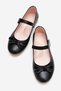 Children's Ribbon Shoes 26-30; Black Skin - 5