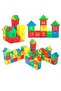 256 قطعة من لعبة البناء على شكل مكعبات ثلاثية الأبعاد، مكعبات بناء ممتعة تعزز القدرات الإدراكية - 4
