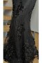 Rose Fish Evening Dress Black - 6