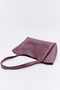 Burgundy D45 Faux Leather Large Capacity Daily, Work and School Women's Hand and Shoulder Bag with Snap Closure - 5