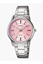 Women's Analog Pink Dial Watch - LTP-1303D-4A