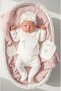 Petit Dream Baby Girl Set of 5, Newborn Baby 5 Piece Hospital Release Bodysuit Set