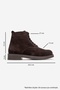 Nelvy Brown Suede Genuine Leather Women's Boots - 3