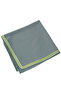 Coconut Yellow Piped Medina Silk Solid Color Scarf 100X100 cm – Elegance and Comfort