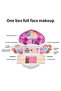 Foldable All-in-one Cosmetic Kit Heart-shaped Multi-layer Palette Beauty Face Eye Makeup For Women's - 5
